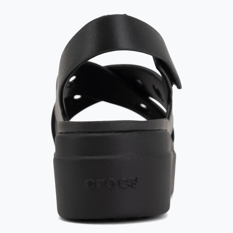 Damen-Sandalen Crocs Broklyn 4U Cross Strap black 6
