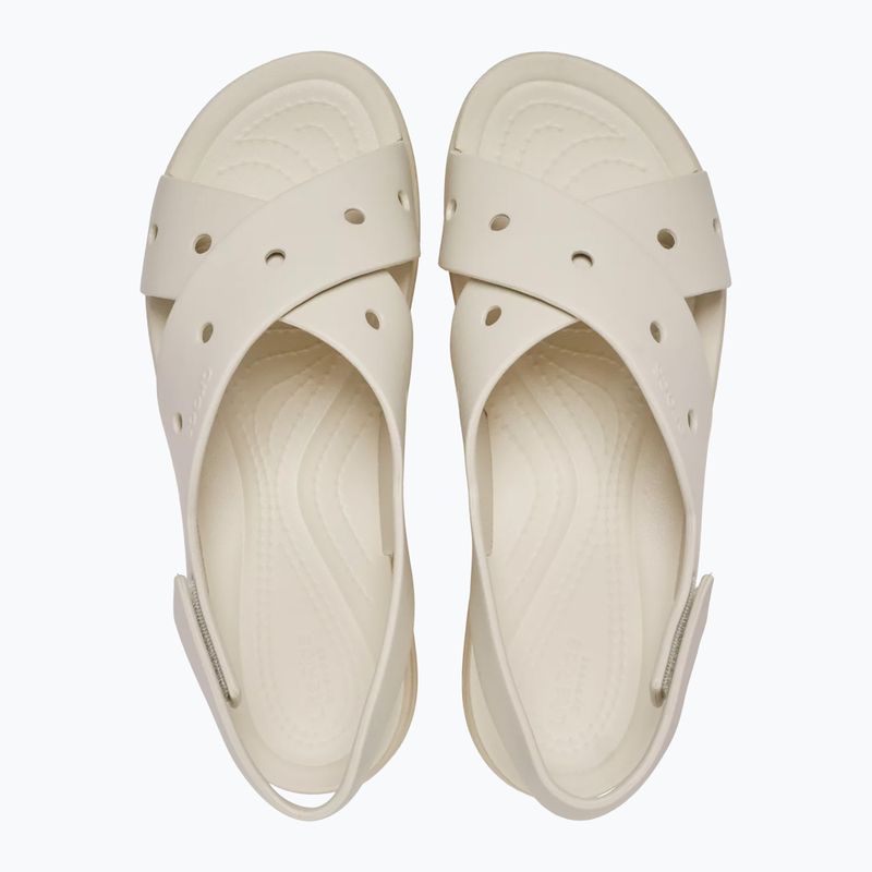 Damen-Sandalen Crocs Broklyn 4U Cross Strap frappe 5