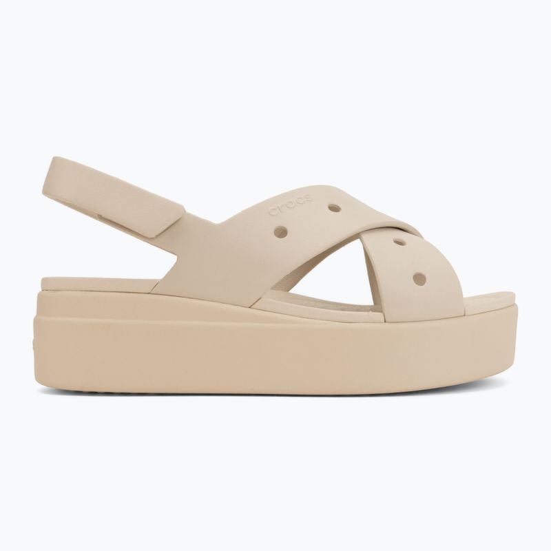 Damen-Sandalen Crocs Broklyn 4U Cross Strap frappe 2