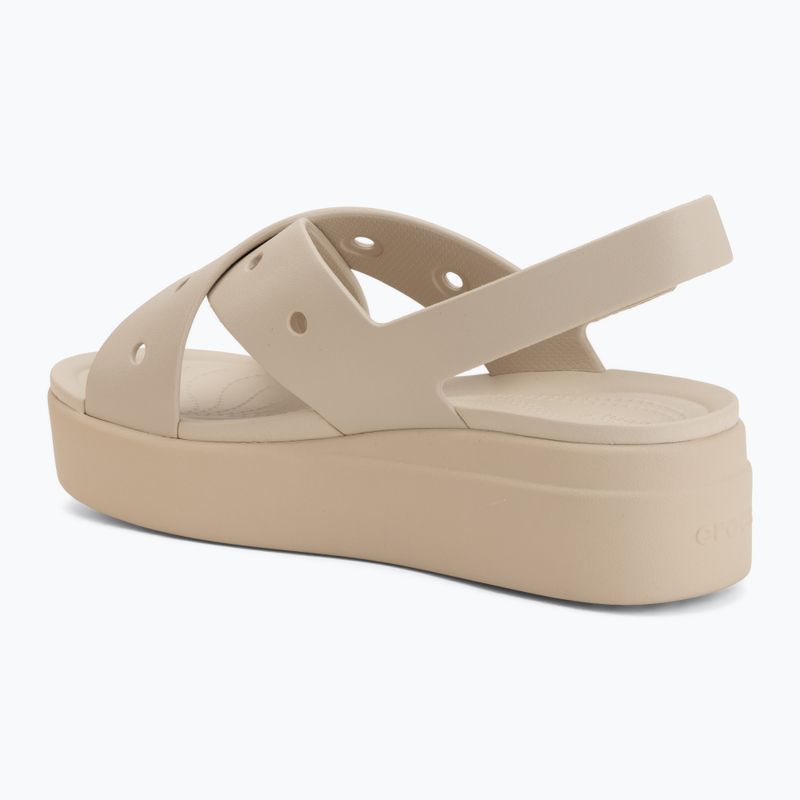 Damen-Sandalen Crocs Broklyn 4U Cross Strap frappe 3