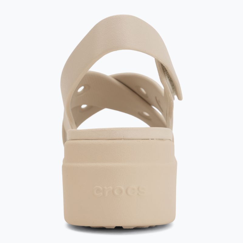 Damen-Sandalen Crocs Broklyn 4U Cross Strap frappe 6
