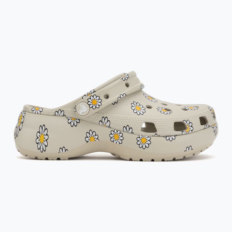 Schlappen Damen Crocs Classic Platform Floral meteor 3