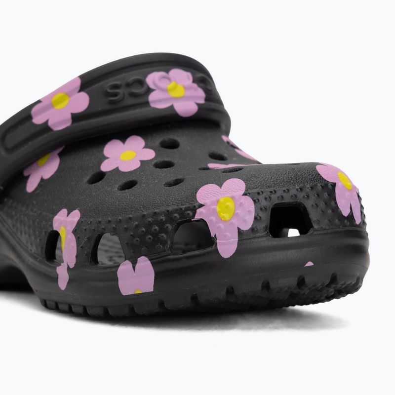 Kinder-Flip-Flops Crocs Classic Flower 8