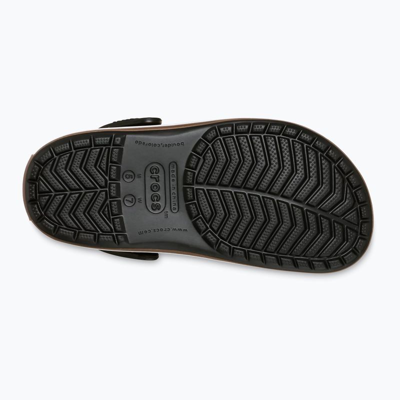 Badelatschen Crocs Crocband Gum black 4