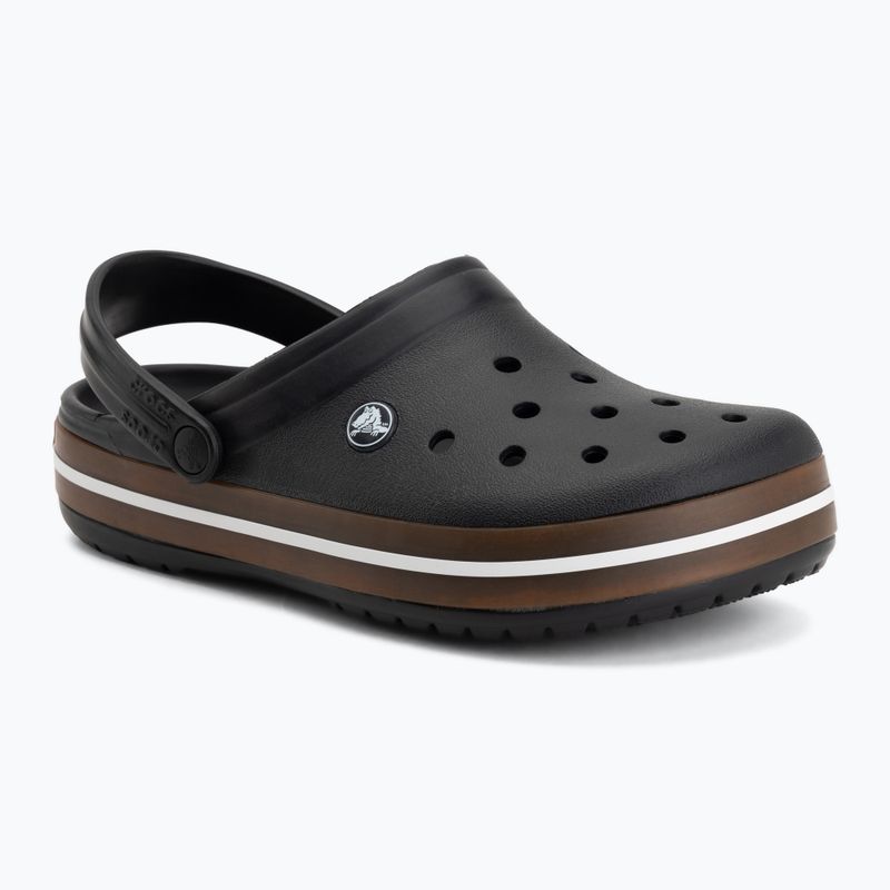 Badelatschen Crocs Crocband Gum black 2