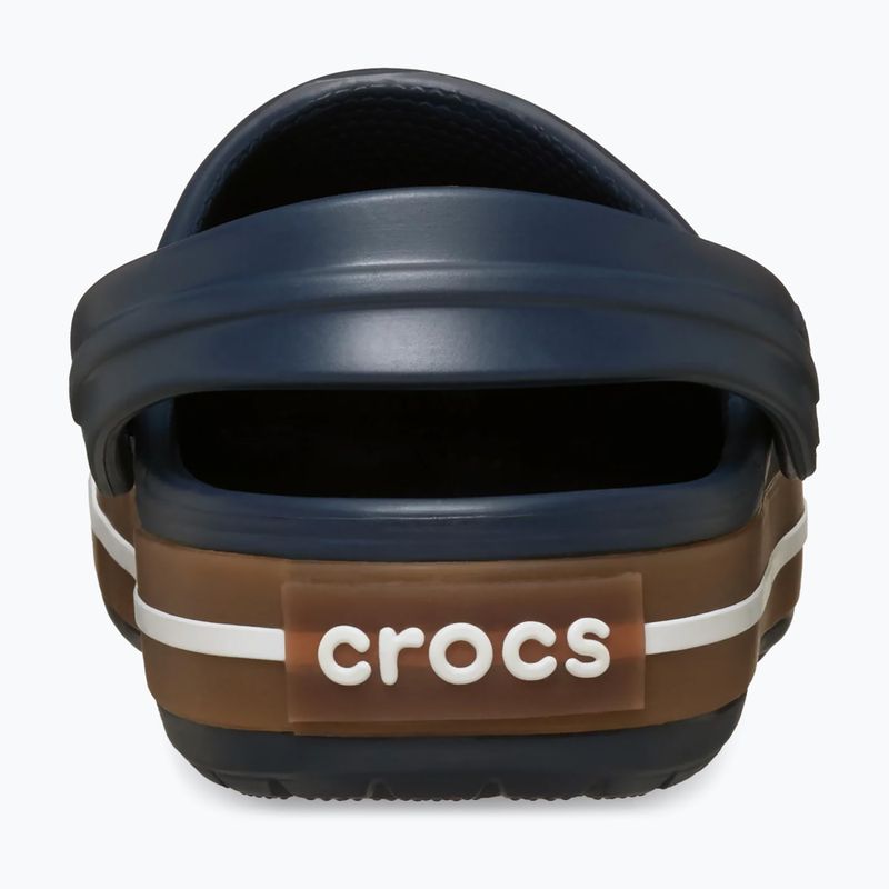 Badelatschen Crocs Crocband Gum navy 3