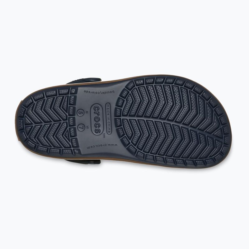 Badelatschen Crocs Crocband Gum navy 4