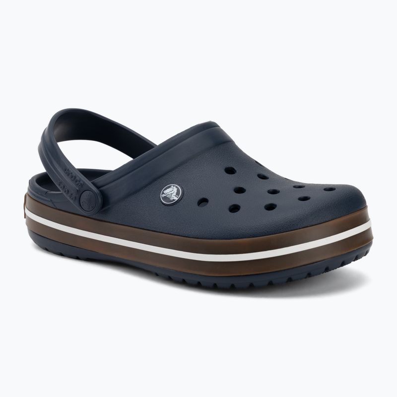 Badelatschen Crocs Crocband Gum navy 2