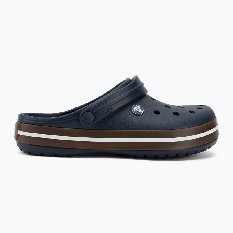 Badelatschen Crocs Crocband Gum navy 3