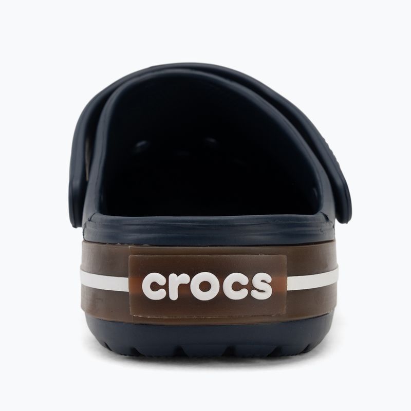 Badelatschen Crocs Crocband Gum navy 7