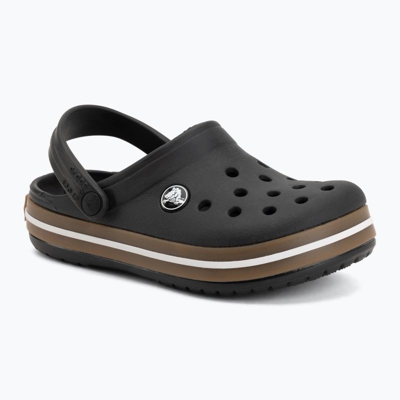 Kinder-Badelatschen Crocs Crocband Gum black 2