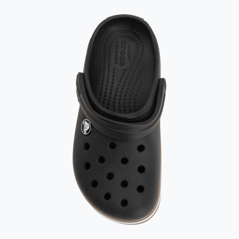 Kinder-Badelatschen Crocs Crocband Gum black 6