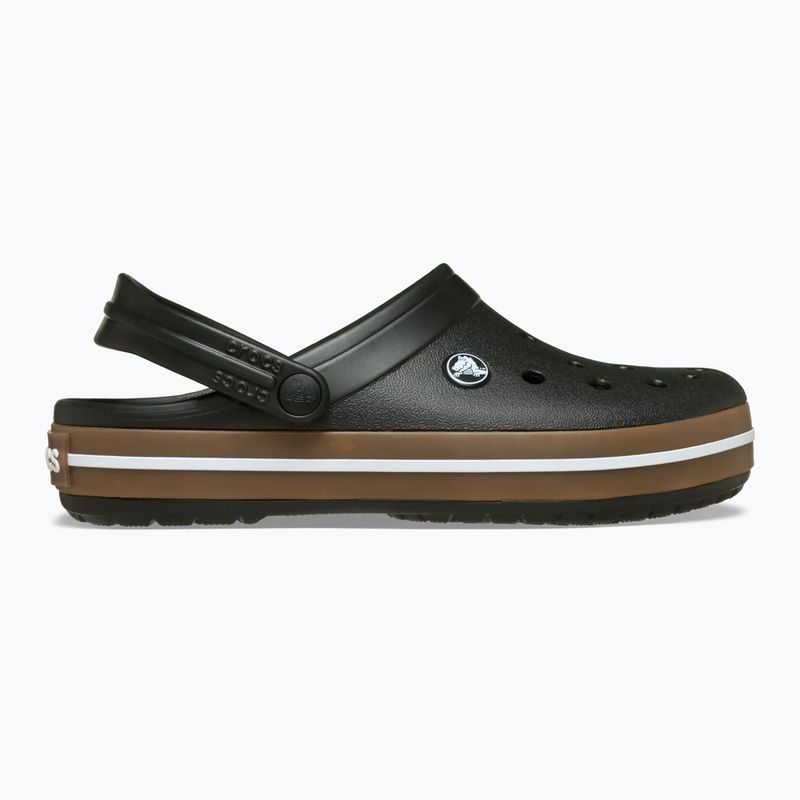 Kinder-Badelatschen Crocs Crocband Gum black 2
