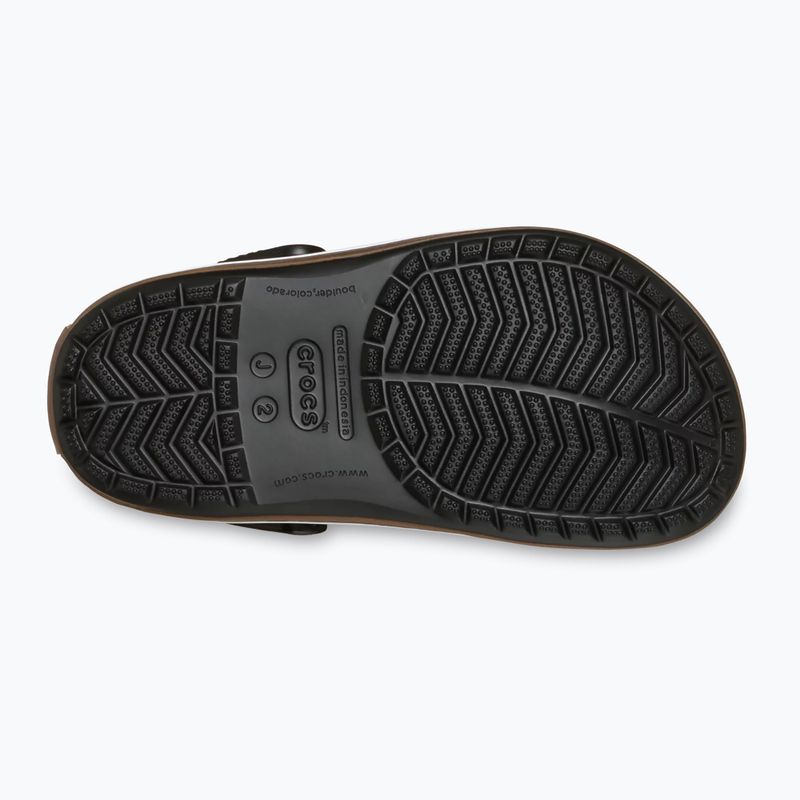 Kinder-Badelatschen Crocs Crocband Gum black 4