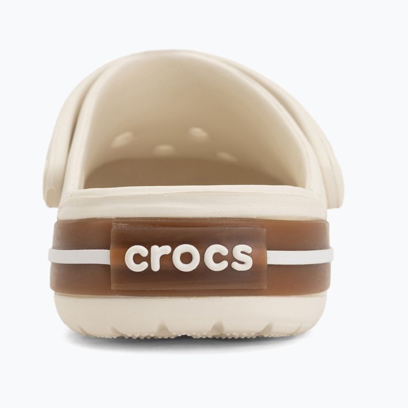 Kinder-Badelatschen Crocs Crocband Gum summit white 7
