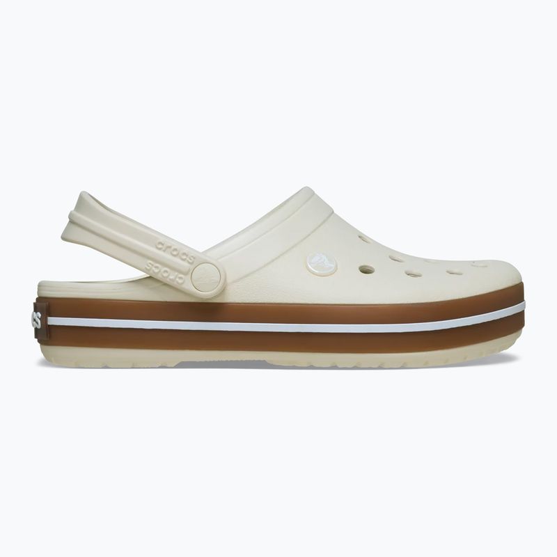 Kinder-Badelatschen Crocs Crocband Gum summit white 2