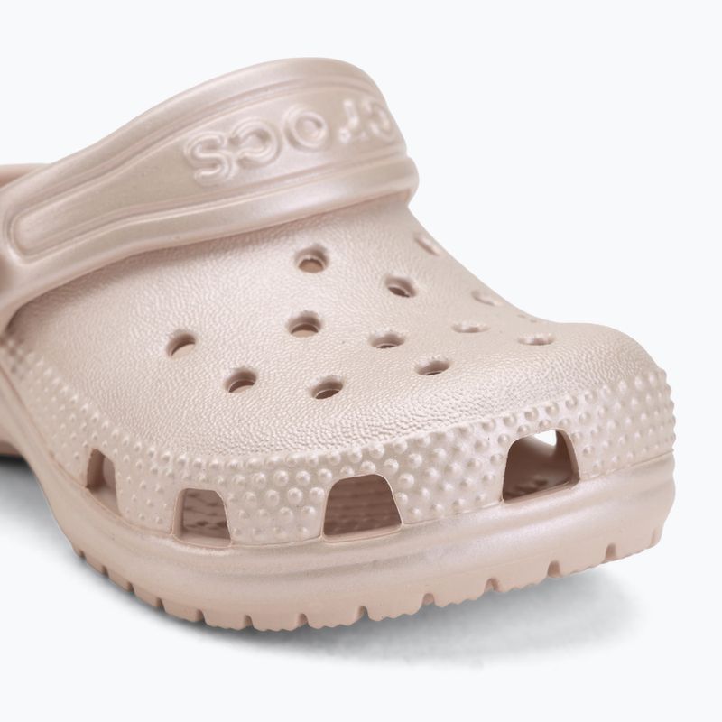 Kinder-Flip-Flops Crocs Classic Pearl Shine 212815 quartz 8