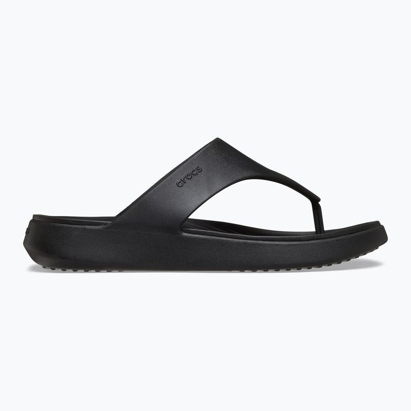 Damen Zehentrenner Crocs Getaway Triangle black 9