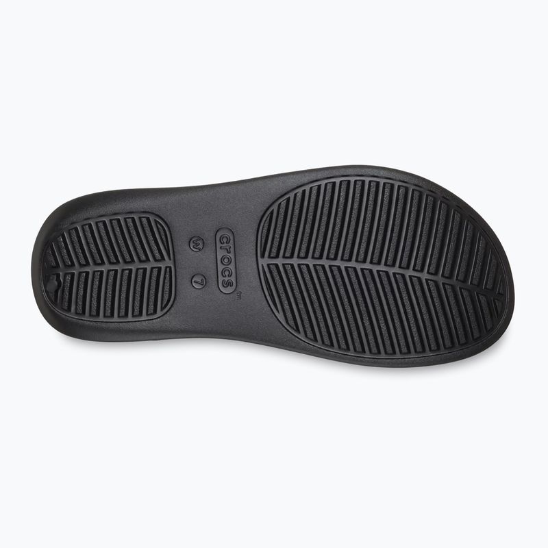 Damen Zehentrenner Crocs Getaway Triangle black 10