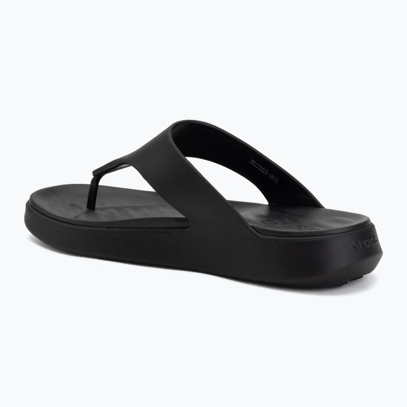 Damen Zehentrenner Crocs Getaway Triangle black 3