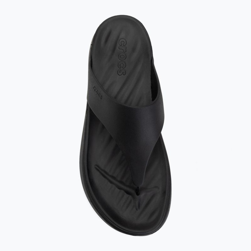 Damen Zehentrenner Crocs Getaway Triangle black 5