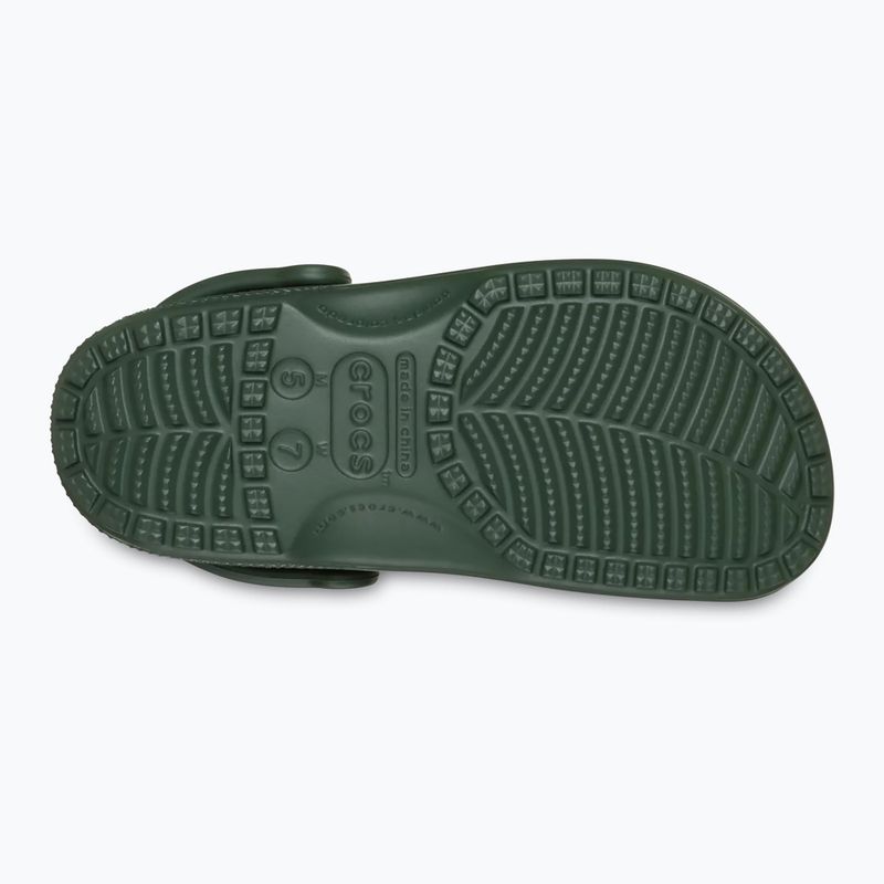 Badelatschen Crocs Classic army green 4