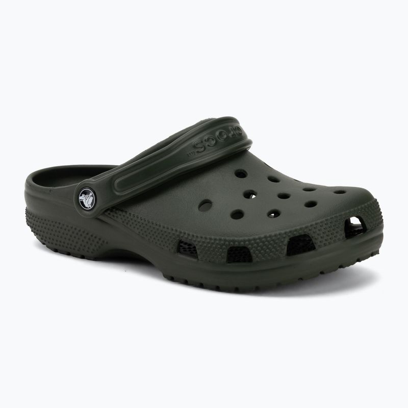 Badelatschen Crocs Classic army green
