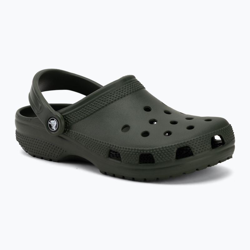 Badelatschen Crocs Classic army green 2