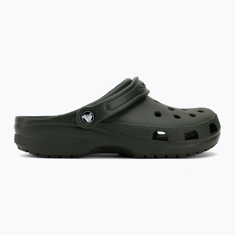 Badelatschen Crocs Classic army green 3