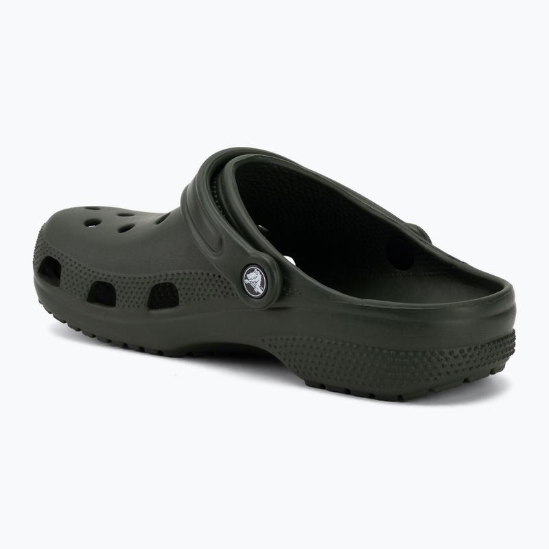 Badelatschen Crocs Classic army green 4