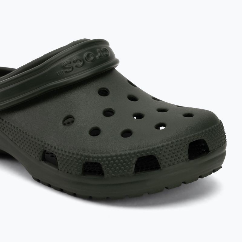 Badelatschen Crocs Classic army green 8