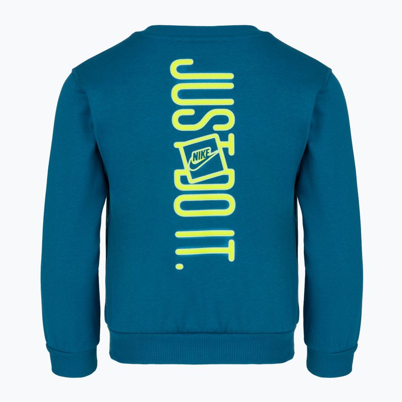 Kinder-Trainingsanzug Nike Sportswear Get With Me Lightweight Fleece green abyss 4