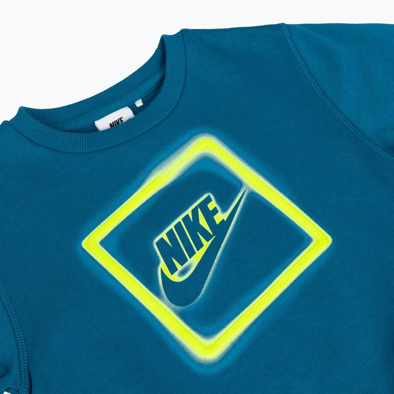 Kinder-Trainingsanzug Nike Sportswear Get With Me Lightweight Fleece green abyss 5