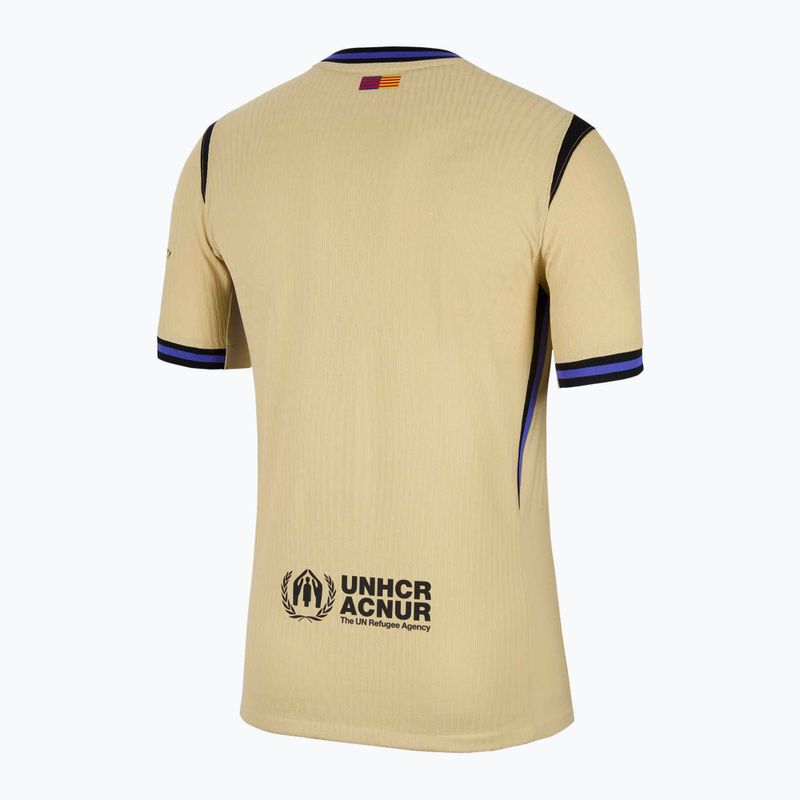 Herren-Fußballtrikot Nike FC Barcelona 2025/26 Match Away Team Gold/Team Gold/Persian Violet/Black 7