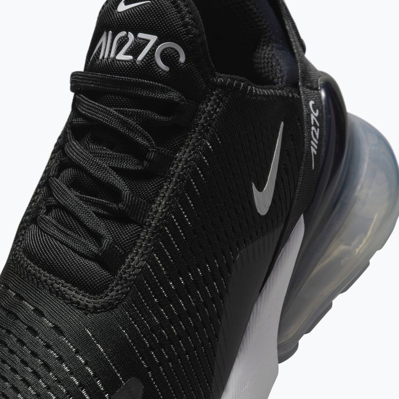 Damen Sneaker Nike Air Max 270 black/white/metallic silver 8