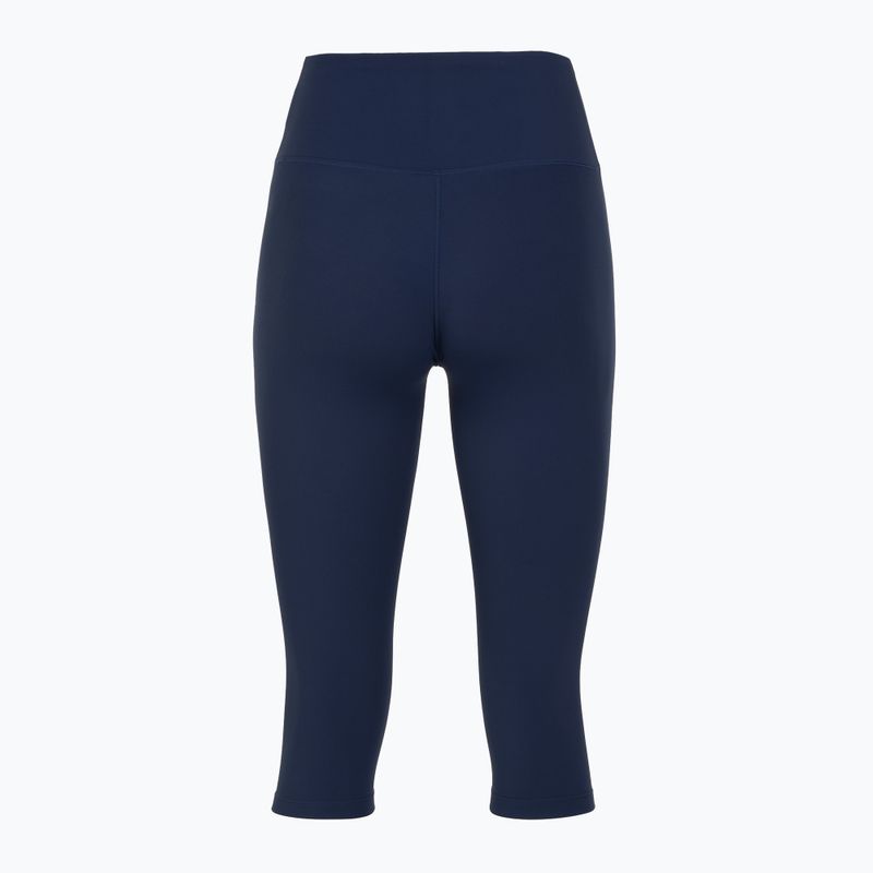 Damen Leggings Nike One High Waisted Capri midnight navy/weiß 9