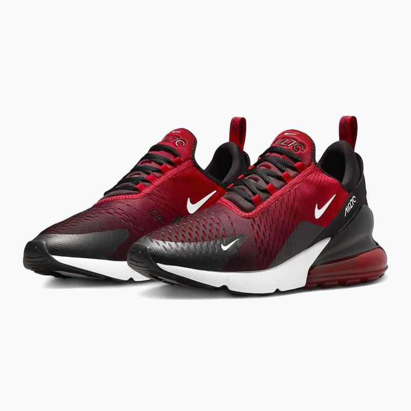 Männer Nike Air Max 270 Turnhalle rot/weiß/schwarz Schuhe 3