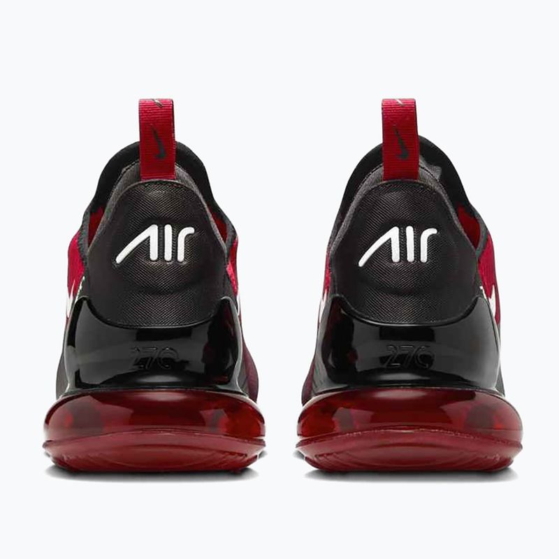 Männer Nike Air Max 270 Turnhalle rot/weiß/schwarz Schuhe 4