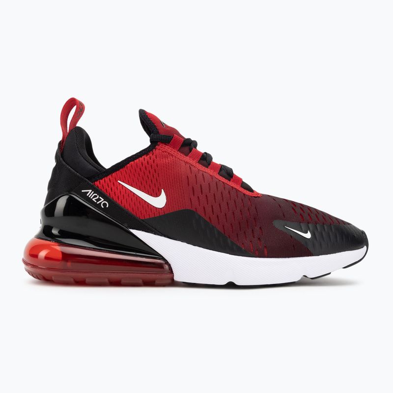 Männer Nike Air Max 270 Turnhalle rot/weiß/schwarz Schuhe 2