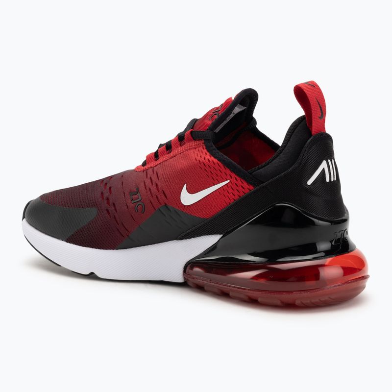 Männer Nike Air Max 270 Turnhalle rot/weiß/schwarz Schuhe 3