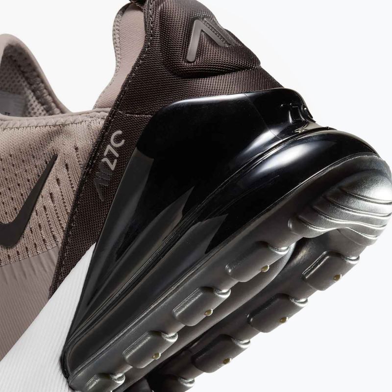 Nike Air Max 270 Damen Schuhe College Grau/Samt Braun/Weiß 9