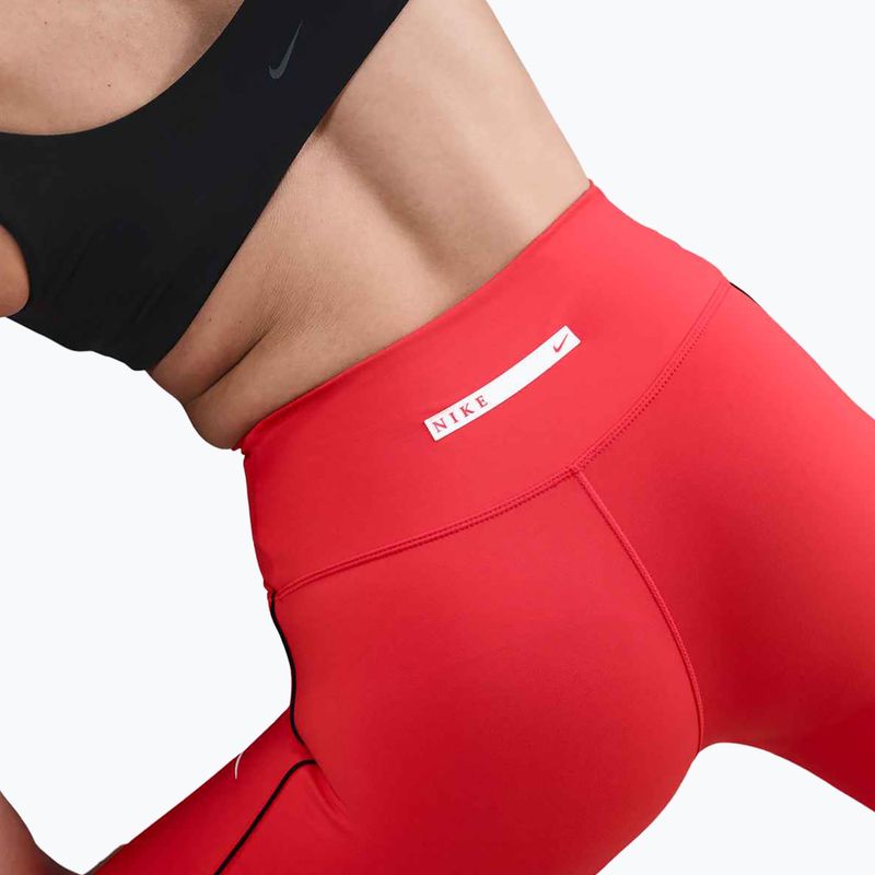 Damen-Leggings Nike One High-Waisted light crimson/black 4