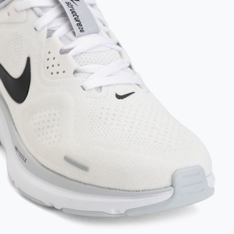 Laufschuhe für Damen Nike Structure 26 white/pure platinum/black 7