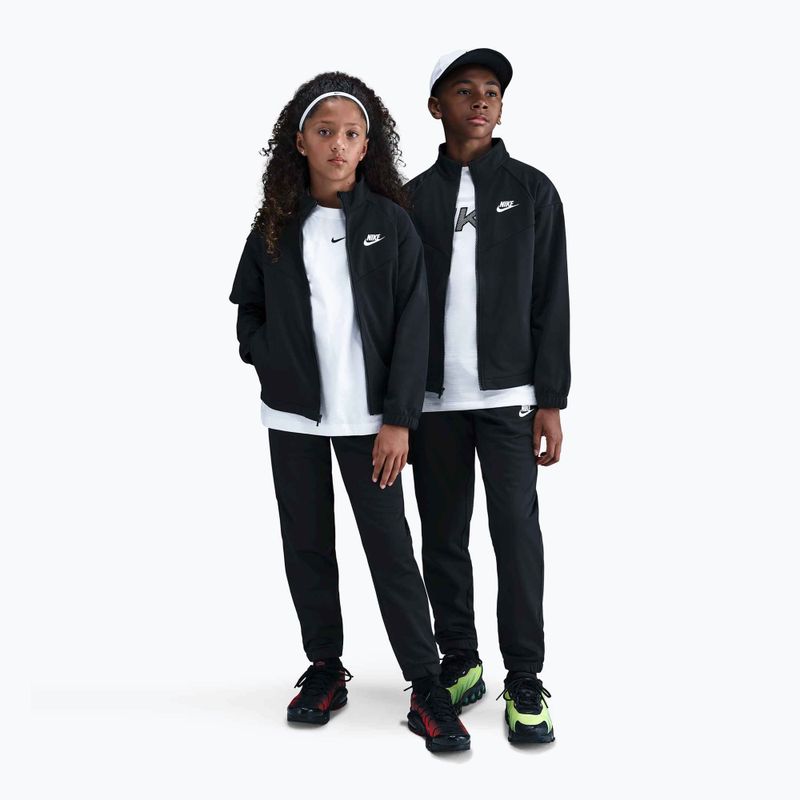 Kinder-Trainingsanzug Nike Sportswear black/black/white 8