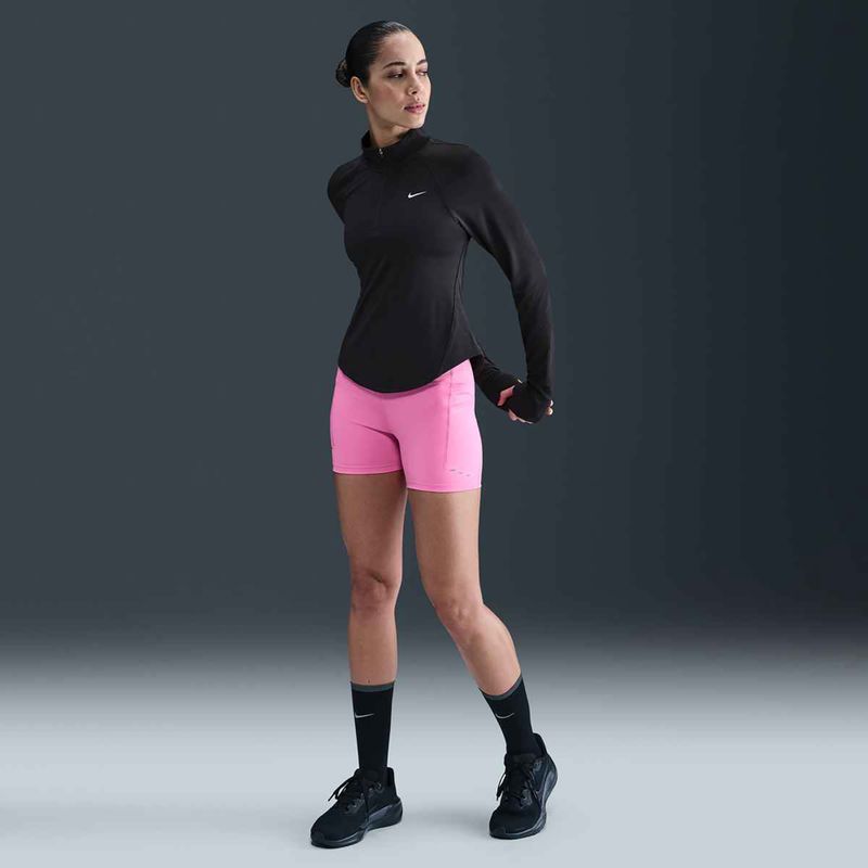 Nike Tempo Dri-Fit 1 / 4 Zip Damen Lauf Sweatshirt schwarz 6