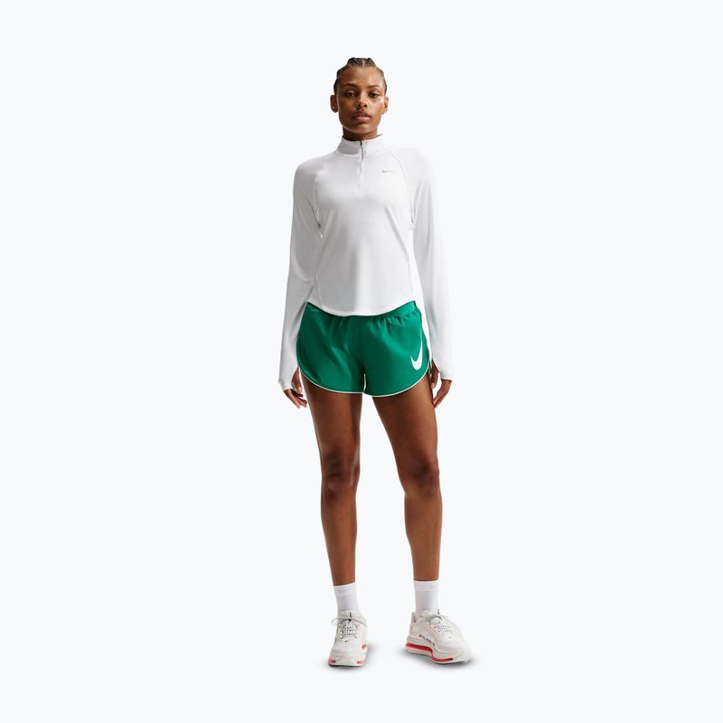 Damen-Laufshirt Nike Tempo Swoosh Run Dri-Fit 1/4-Zip white/black 2