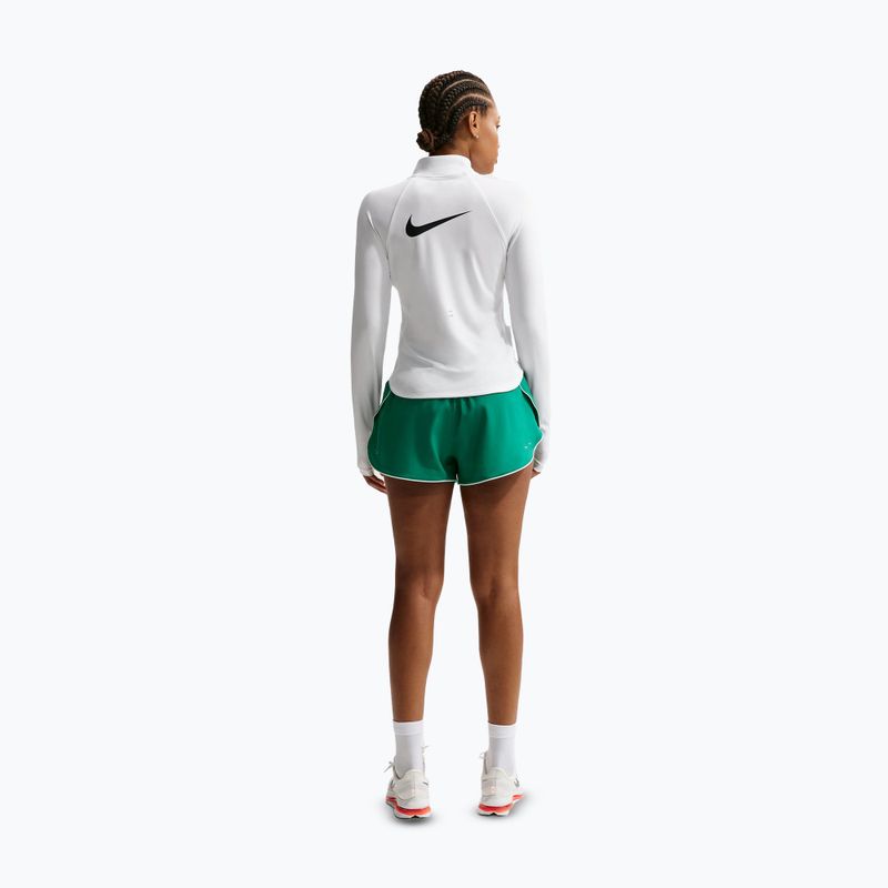 Damen-Lauf-Langarmshirt Nike Tempo Swoosh Run Dri-Fit 1/4-Zip white/black 3