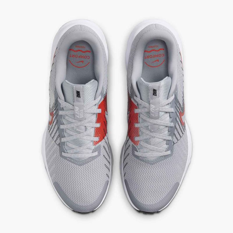 Herren Nike Run Defy Laufschuhe wolfsgrau / helles karminrot / schwarz / weiß 7
