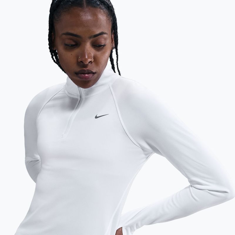 Damen-Laufshirt Nike Tempo Dri-Fit 1/4 Zip white