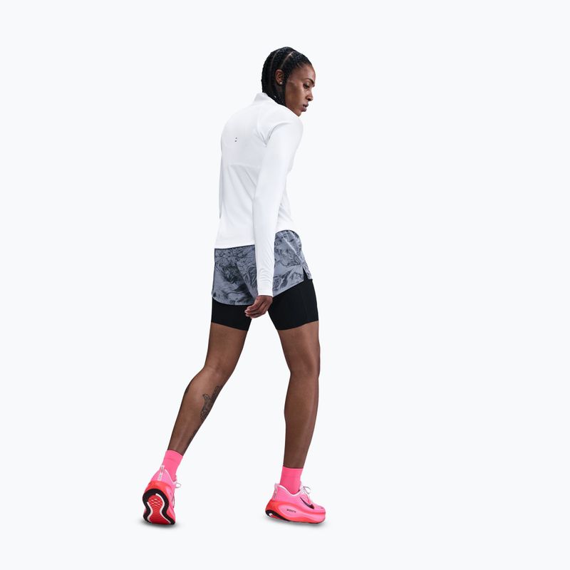 Damen-Laufshirt Nike Tempo Dri-Fit 1/4 Zip white 3